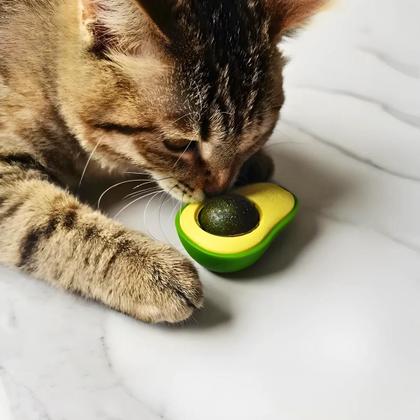 Imagem de Abacate De Brinquedo Para Gatos Com Catnip