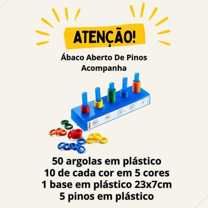 Imagem de Ábaco Aberto De Pinos Para - Plastico - Mmp