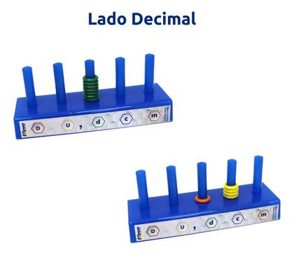 Imagem de Ábaco Aberto Para ensino Decimais Didática Para Ensino De Matemática E Representações Numéricas
