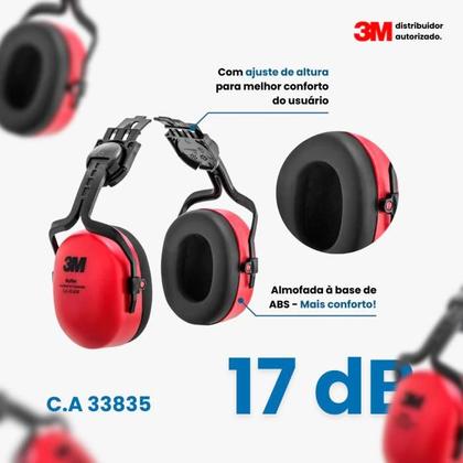 Imagem de Abafador 3M Muffler Acoplável ao Capacete