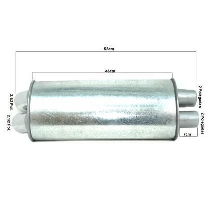 Imagem de Abafador Traseiro Universal 2x2 Opala 6x2 S49