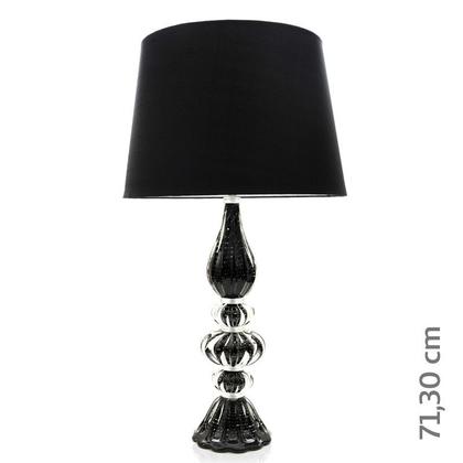 Imagem de Abajour Em Cristal Murano Preto - São Marcos