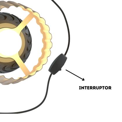 Imagem de Abajur Base Luminária de Mesa Cabeceira de Cama Escritório Quarto Sala com Lâmpada - ARTBOX3D