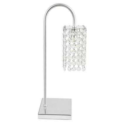 Imagem de Abajur Clearcrillic Cristal Acrílico Quadrado Escovado