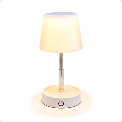 Imagem de Abajur De Cabeceira Luminária Led Mesa Portátil Recarregável