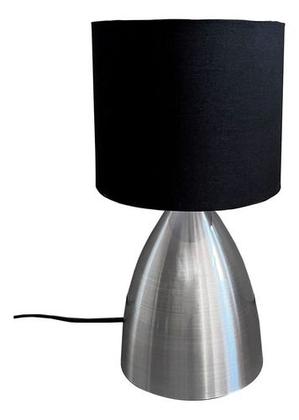 Imagem de Abajur de Mesa Cone Escovado Com Cúpula Para Decoração Casa e Sala, Quarto Cabeceira de Cama e Escritório leitura