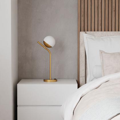 Imagem de Abajur de Mesa Luminária Moderno Jabuticaba Com Vidro Globo 12CM Para Sala, Quarto, Cama e Cabeceira, Escritório, Corredor