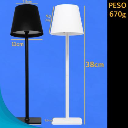 Imagem de Abajur De Mesa Touch USB C Com Luz LED Para Estudo E Leitura