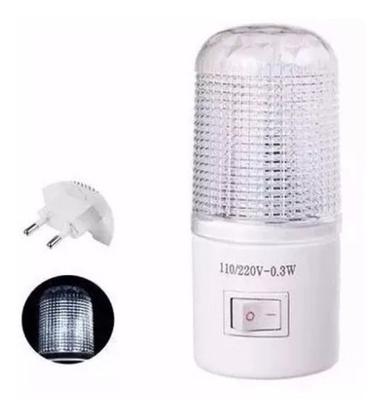 Imagem de Abajur de Tomada Luminária Led Parede Luz Noturna Suave