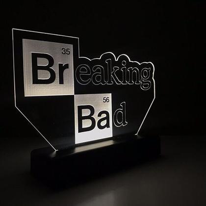 Imagem de Abajur Luminária Breaking Bad Led Decorativo