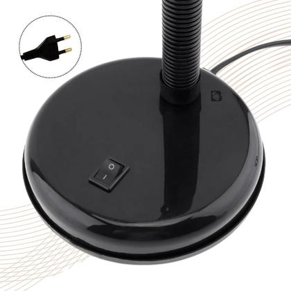 Imagem de Abajur Luminária Cabeceira Mesa Com Base Flexível Dobrável Articulável Para Quarto Estudos