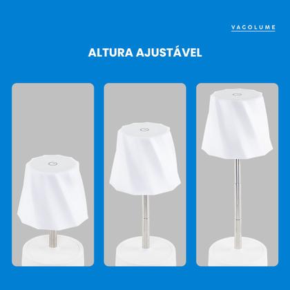 Imagem de Abajur Luminária De Mesa Altura Ajustável Quarto mesa de cabeceira