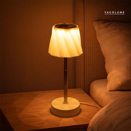 Imagem de Abajur Luminária De Mesa Altura Ajustável Quarto mesa de cabeceira