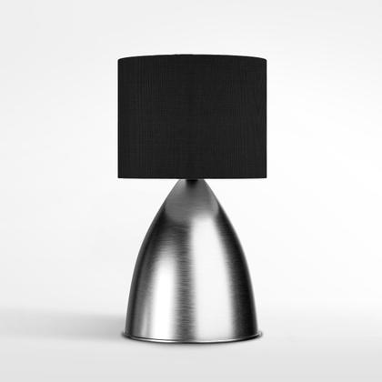 Imagem de Abajur luminária de Mesa Clássico Bojudo Escovado Com Cúpula Decoração de Casa e Sala, Quarto e cabeceira Cama, Escritório leitura