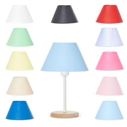 Imagem de Abajur Luminaria Mesa C/ Cupula Plastica 27x17x17 (axlxp)