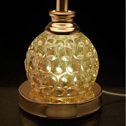 Imagem de Abajur Luminária Mesa De Cabeceira Quarto Sala Vidro Led 067