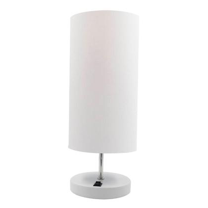 Imagem de Abajur Luminárias De Mesa Clássico Redondo Com Interruptor Bivolt Com Cúpula Para Sala, Quarto, Cabeceira Cama, Escritório