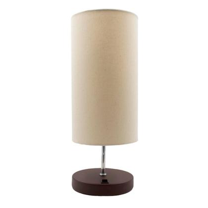 Imagem de Abajur Luminárias De Mesa Clássico Redondo Com Interruptor Bivolt Com Cúpula Para Sala, Quarto, Cabeceira Cama, Escritório