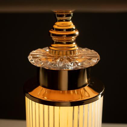 Imagem de Abajur Mesa Cristal Techled Abajour Sala Quarto Abajur De Tomada e Cabeceira