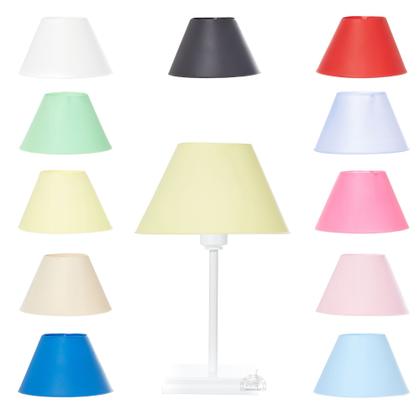 Imagem de Abajur Moderno Base Branco Quadrada