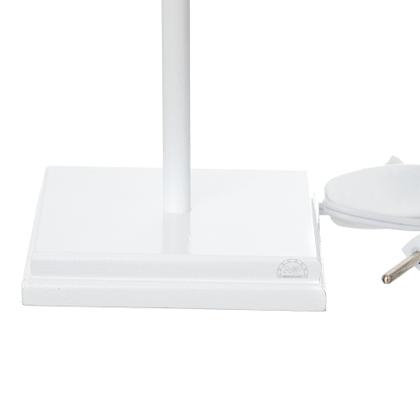 Imagem de Abajur Moderno Base Branco Quadrada