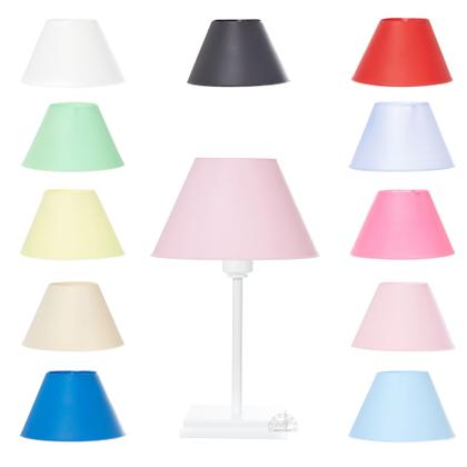 Imagem de Abajur Moderno Base Branco Quadrada