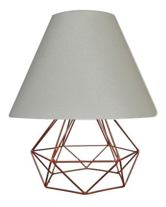 Imagem de Abajur Pequeno Com Aramado Retrô Ideal Para Quarto luminaria para leitura