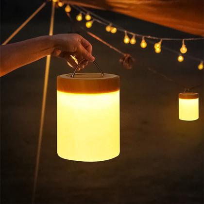 Imagem de Abajur Quarto Luminária Led Colorido De Mesa Recarregável