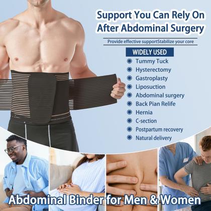 コルセットPost Surgery Abdominal Binder 14-5 Abdominal Binder Reian para recuperação pós-cirúrgica e pós-parto