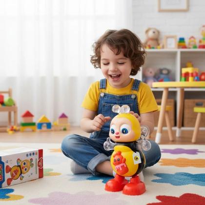 Imagem de Abelhinha Dançante Brinquedo Infantil Musical Som Luz
