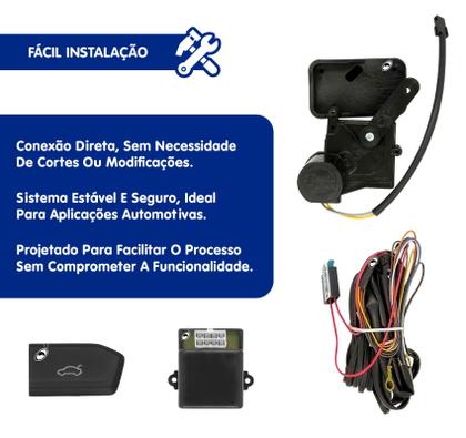 Imagem de Abertura Porta Malas Tragial Gol G7 e G8 Botão Painel APMG