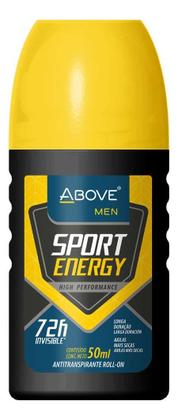 Imagem de Above Desodorante Roll On Sport Energy Men Masculino Antitranspirante 48 Horas 50ml