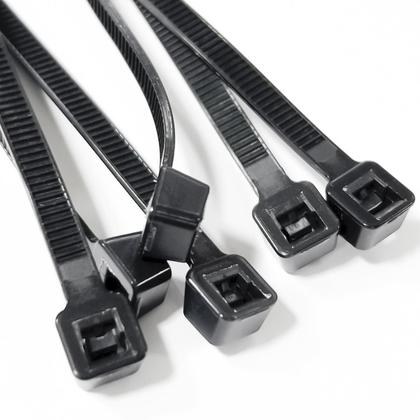 Imagem de Abraçadeira de Nylon 2,5x200mm com 100 Unidades Preta Force Line