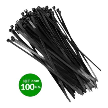 Imagem de Abraçadeira Nylon 100x2,5 Preta Cor Preto Profissional