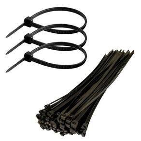 Imagem de Abraçadeira Nylon 100x2,5 Preta Cor Preto Profissional