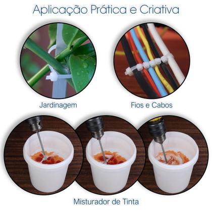 Imagem de Abraçadeira Nylon Allflex 200x4,8mm Preta Pacote 100 Un