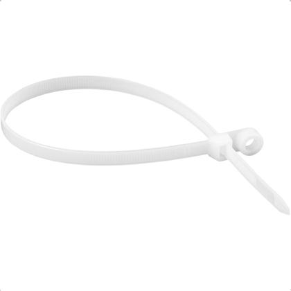 Imagem de Abraçadeira Nylon para Parafusos 380 x 7,6 Branca com 100 Peças Vonder