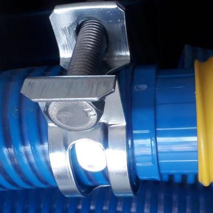 Imagem de Abraçadeira Tipo Mangote Carbono 32MM (54 A 62) 2.1/8" A 2.1/2"POL.