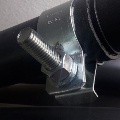 Imagem de Abraçadeira Tipo Mangote Carbono 32MM (54 A 62) 2.1/8" A 2.1/2"POL.