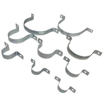 Imagem de Abraçadeira Tipo U Metal Para Tubos 1/2, 3/4, 1", 2", 3", 4" C/ 100 Unidades