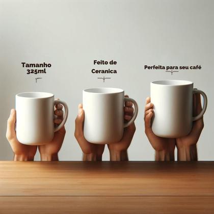 Imagem de Abraços e Cafés Caneca Personalizada do Stitch