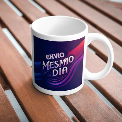 Imagem de Abraços e Cafés Caneca Personalizada do Stitch