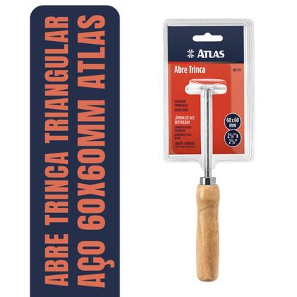 Imagem de Abre Trinca Lâmina De Aço Reforçado Triangular Atlas Ref.375
