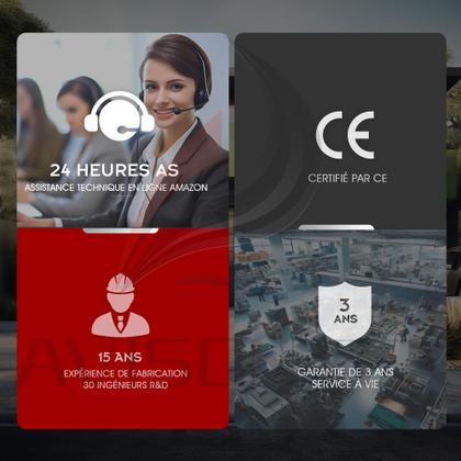 Imagem de Abridor de garagem, pacote com 2 unidades, Avisontek O3T-BX/O3T-A 315/390MHz