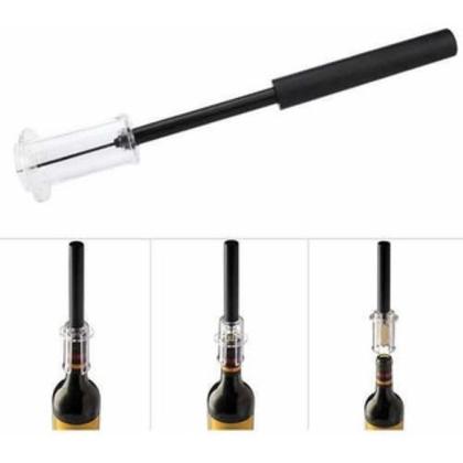 Imagem de Abridor De Garrafa de Vinho Saca Rolha Sucção Pressão Com Agulha Bomba de ar a Vácuo