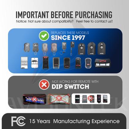 Imagem de Abridor de porta de garagem Avisontek G1T-BX G1T-A com controle remoto