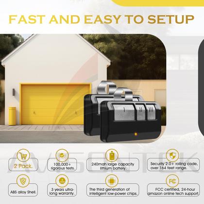 Imagem de Abridor de porta de garagem remoto Avisontek 893LM para LiftMaster