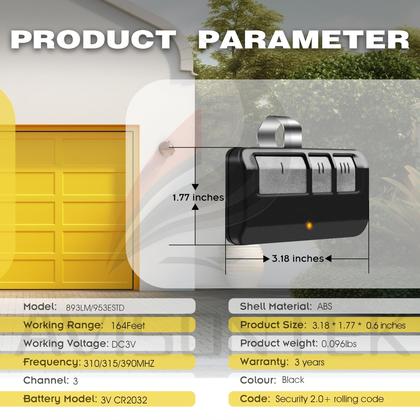 Imagem de Abridor de porta de garagem remoto Avisontek 893LM para LiftMaster