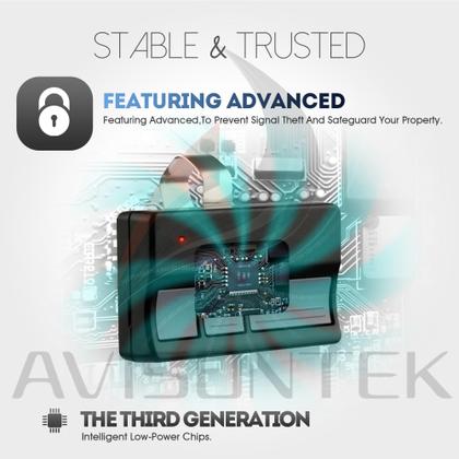 Imagem de Abridor de porta de garagem remoto Avisontek 971LM 973LM 371LM 373LM