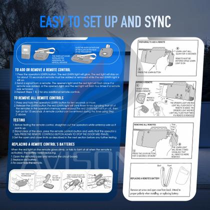 Imagem de Abridor de porta de garagem remoto Avisontek MCT-11 Megacode x3